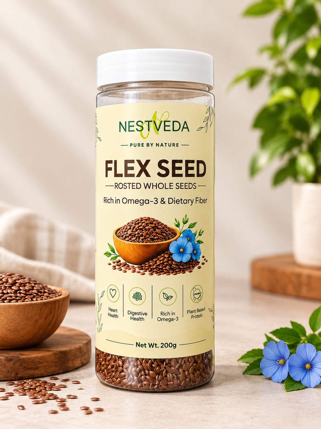 NESTVEDA Rosted Flex Seed