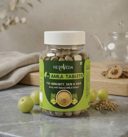 Nestveda Amla Immunity and Energy Booster Tablet (120 Tablets)