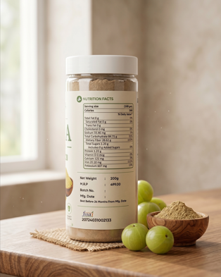 NESTVEDA Amla Powder | 100% Pure Amla Powder