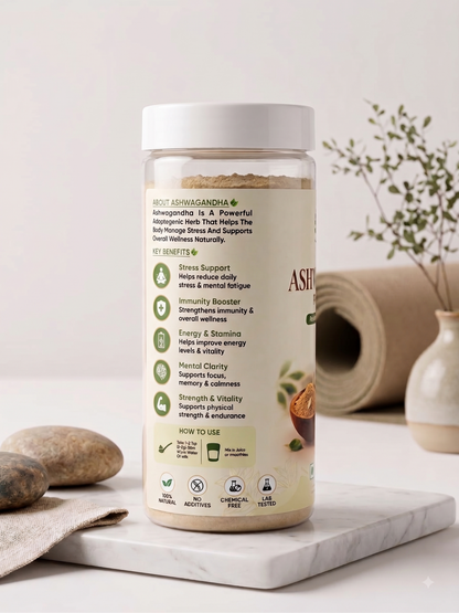 NESTVEDA Ashwagandha Powder | 100% Pure Ashwagandha powder