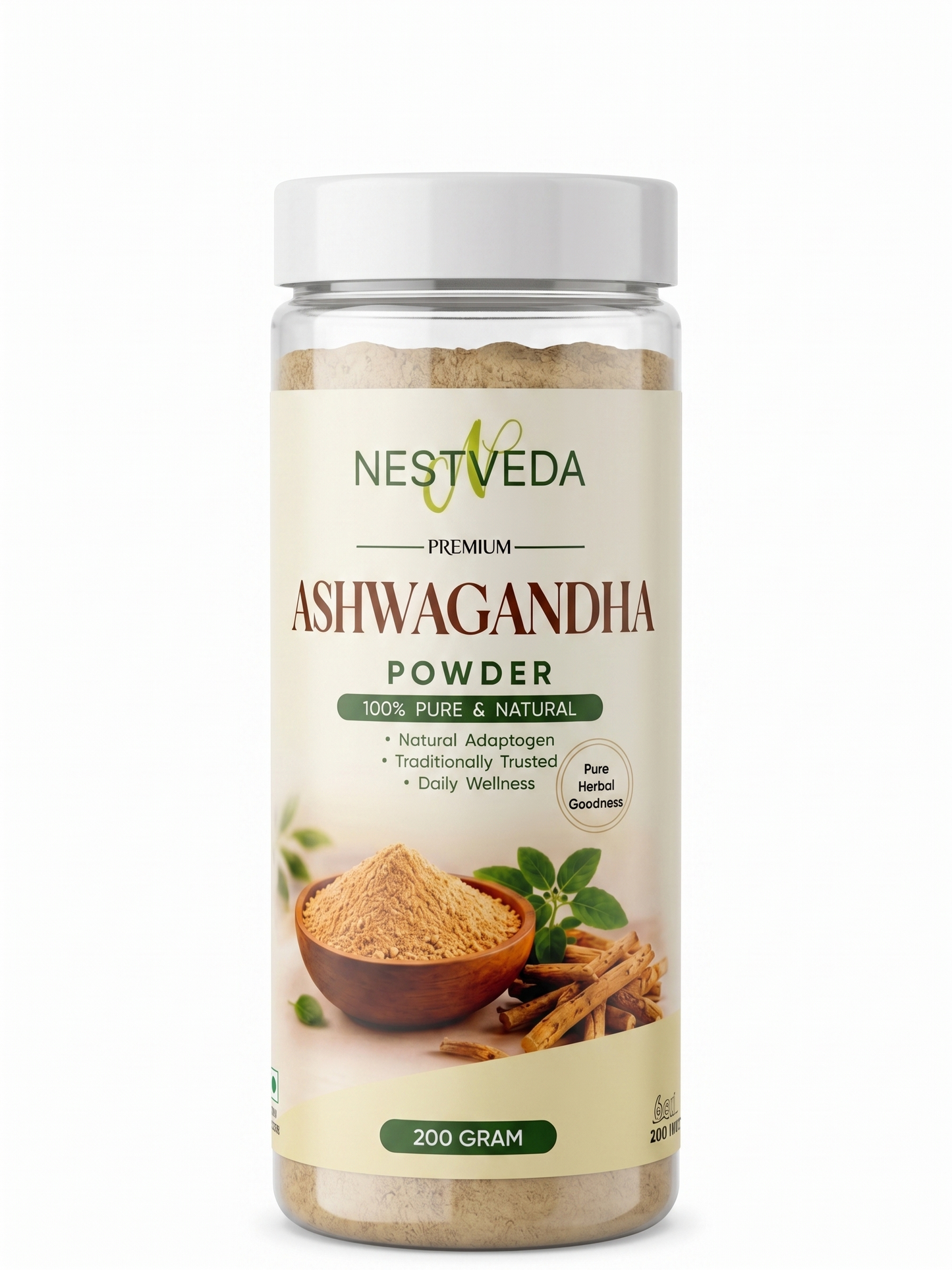 NESTVEDA Ashwagandha Powder | 100% Pure Ashwagandha powder