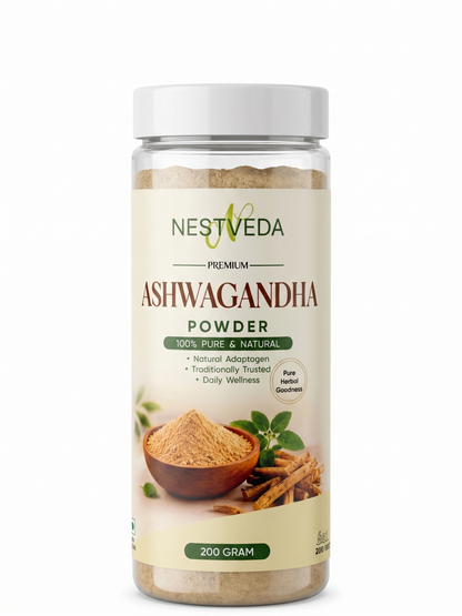 NESTVEDA Ashwagandha Powder | 100% Pure Ashwagandha powder