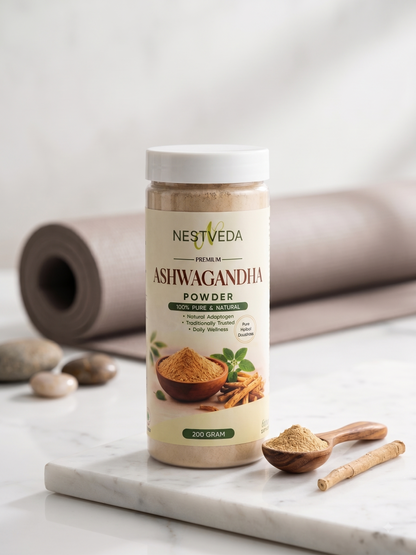NESTVEDA Ashwagandha Powder | 100% Pure Ashwagandha powder