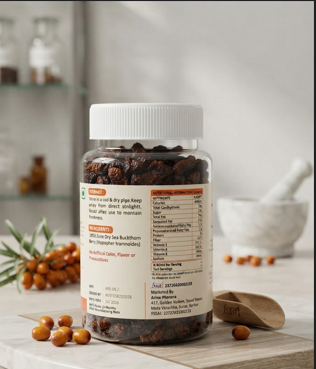 Nestveda Dry Sea Buckthorn Berry | 100% Pure Dry Sea Buckthorn Berry