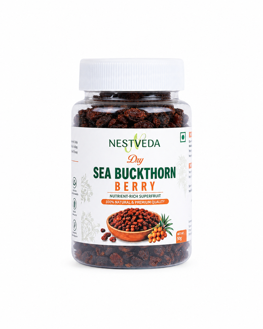 Nestveda Dry Sea Buckthorn Berry | 100% Pure Dry Sea Buckthorn Berry