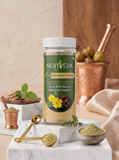 NESTVEDA Gokshur Powder | 100% Pure Gokshur Powder