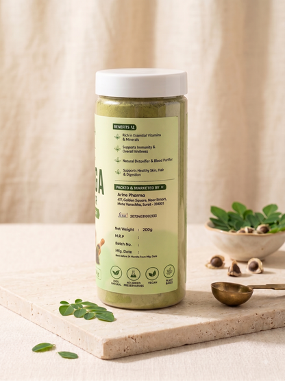 NESTVEDA Moringa Powder | 100% Pure Moringa Powder