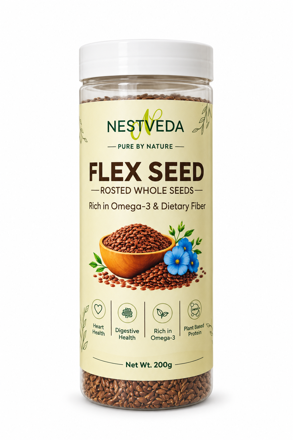 NESTVEDA Rosted Flex Seed