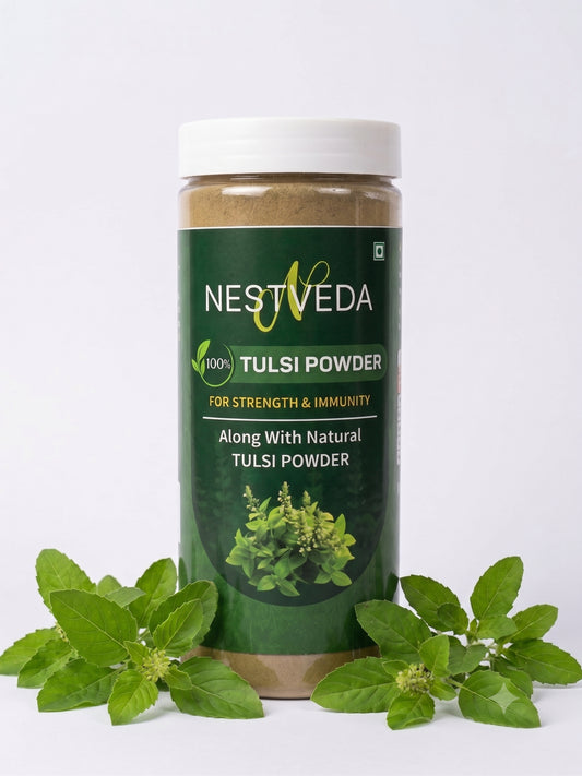 NESTVEDA Tulsi Powder | 100% Pure Tulsi Powder