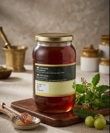 NESTVEDA Tulsi Honey | 100% pure Tulsi Honey