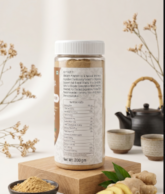 NESTVEDA Ginger Powder | 100% Pure Ginger Powder