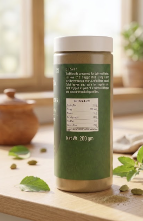NESTVEDA Tulsi Powder | 100% Pure Tulsi Powder