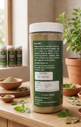 NESTVEDA Tulsi Powder | 100% Pure Tulsi Powder